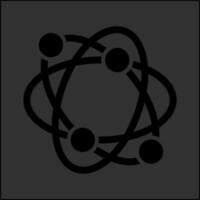 Atomic Structure Vector Icon