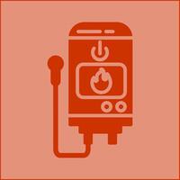Tankless Water Heater Vector Icon