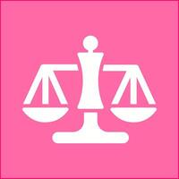 Justice Scale Vector Icon