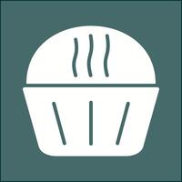 Cream Muffin Vector Icon