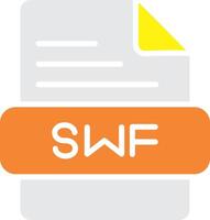 icono de vector de swf