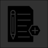 Medical Documents Vector Icon