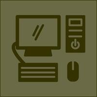 Computer Vector Icon