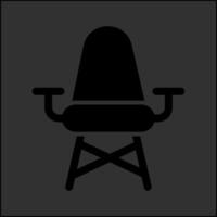 Stylish Chair Vector Icon