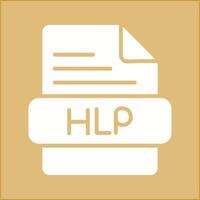 icono de vector de hlp