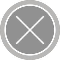 Do Not Cross Vector Icon