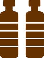 Bottle in Water Vector Icon