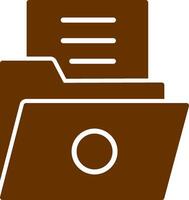 List Folder Vector Icon