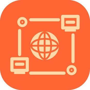 computadora conexión vector icono