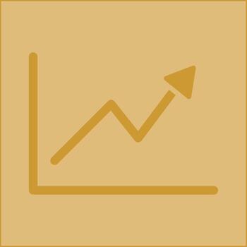 icono de vector de gráfico