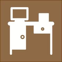 Working Table Vector Icon