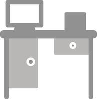 icono de vector de mesa de trabajo