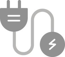 icono de vector de corriente eléctrica