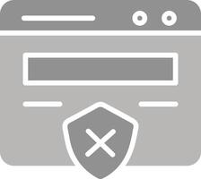Unprotected Website Vector Icon