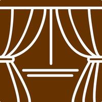 Curtains Vector Icon