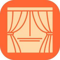 Curtains Vector Icon