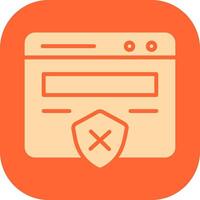 Unprotected Website Vector Icon