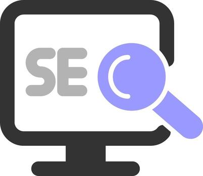 buscar motor mejoramiento vector icono