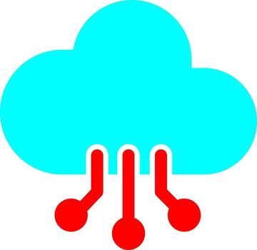 Cloud Computing Vector Icon