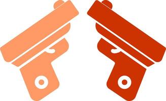 Two Guns Vector Icon