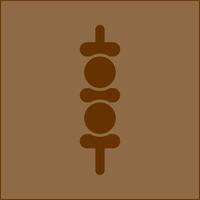 Kebab Vector Icon