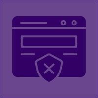 Unprotected Website Vector Icon
