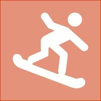 Snowboard Vector Icon