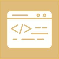 Web Coding Vector Icon