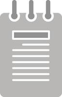 Notepad Vector Icon