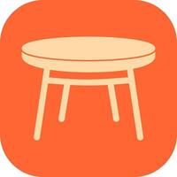 Small Table Vector Icon