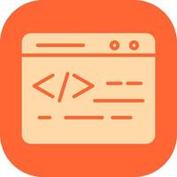 icono de vector de codificación web