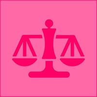 Justice Scale Vector Icon