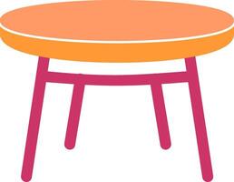 Small Table Vector Icon