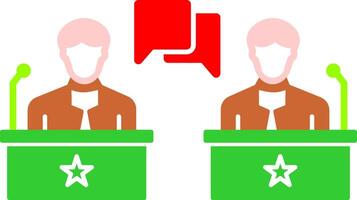 Debate Vector Icon