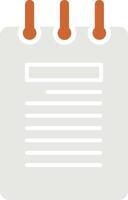 Notepad Vector Icon