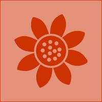 Sunflower Vector Icon