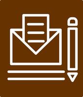 Mail Edit Vector Icon