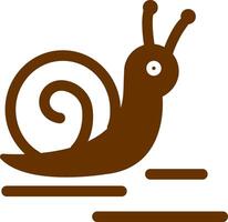 icono de vector de caracol