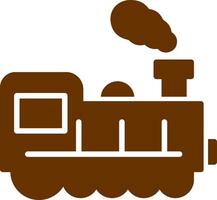 icono de vector de tren