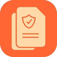 Document Protection Vector Icon