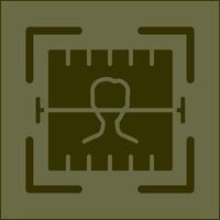 Face Scan Vector Icon