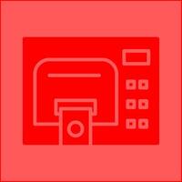 ATM Service Vector Icon