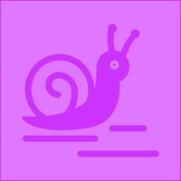 icono de vector de caracol