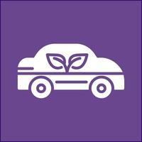 Ecology Car Vector Icon