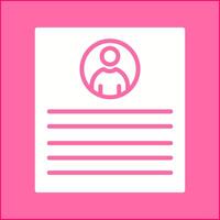 Client Profile Vector Icon