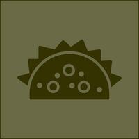 icono de vector de tacos