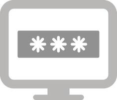 System Password Vector Icon