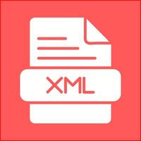 icono de vector xml