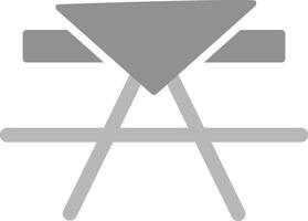 icono de vector de mesa de picnic