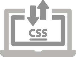 CSS Laptop Vector Icon